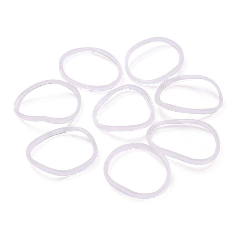 Sufermoe Dog Hair Ties Pet Rubber Bands Hair Grooming Top Knots Pet Hair Bows Topknot Rubber Band Hair Bows Grooming Accessories 1500 Count Clear - BeesActive Australia
