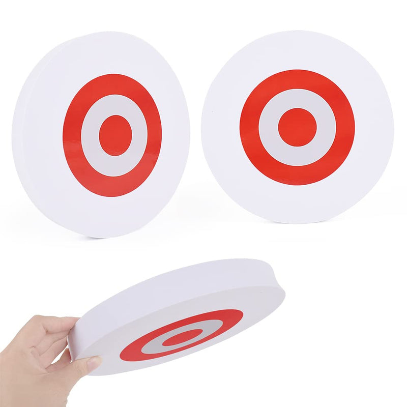 Elong EVA Foam Archery Target, 25cm Round Archery Targets for Backyard,Shooting Practice Board Indoor and Outdoor Sports Hunting Accessories One Piece White - BeesActive Australia