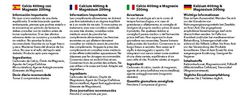 Calcium 400mg & Magnesium 200mg | Support for Bone Health and Muscle Function | Vegan & Vegetarian Friendly | 120 Tablets | Manufactured in The UK - BeesActive Australia