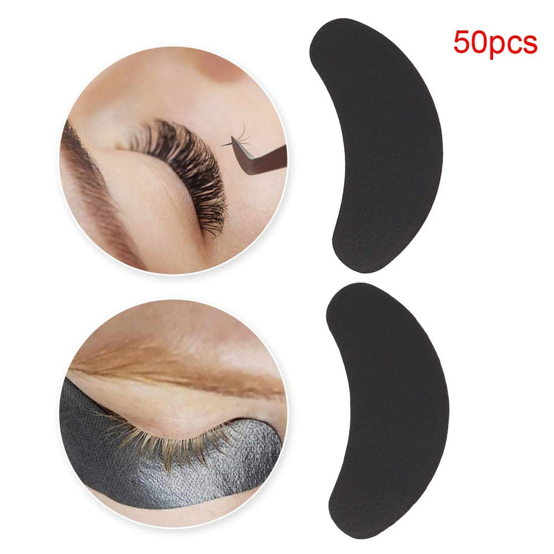 Under Eye Pads, 50 Pairs Eye Gel Pads, Eyelash Extension Pads for Eyelash Extensions Eye Mask Beauty Tool, Black - BeesActive Australia