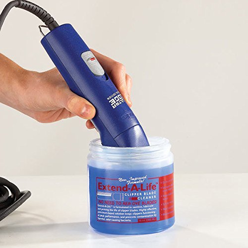 Blade Cleaner Rinse for Pet Grooming Clippers - Extends Life & Protects Blades ! 16 oz with Dispenser Jar - BeesActive Australia