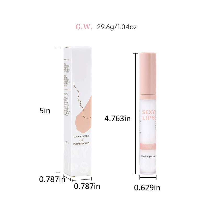 DAGEDA Lip Plumper, Natural Lip Plumper Enhancer and Lip Care Serum for Softer, Smoother, Plumper-looking Lips, Hydrating and Reduce Fine Lines Milky White - BeesActive Australia