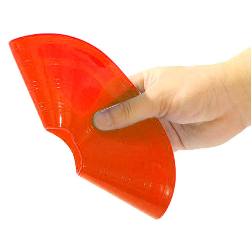 BiAnYC Pro Disc Cones (Set of 50) More Softer & Flexible for Agile Training/Soccer/Football/Kids/Field/Other Games etc. Cone Markers (Red) - BeesActive Australia