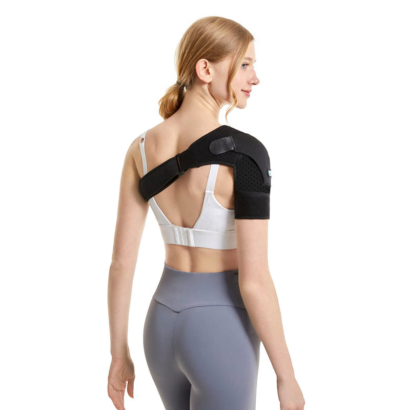 Shoulder Brace for Men and Women, Reusable Shoulder Ice Pack Wrap Adjustable Shoulder Strap Sling Compression Sleeve Stability Support for Arms Tendonitis, Dislocation, Left and Right Rotator Cuff Arm Joint Pain Relief- Hot/Cold Therapy Cool Gel Wrap - BeesActive Australia