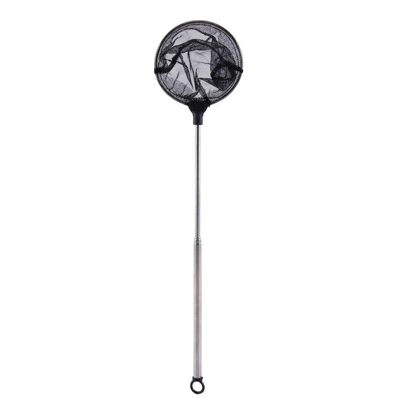 Zerodis Aquarium Mini Adjustable Mesh Net, Fish Tank Mini Fishes Shrimps Landing Net Adjustable Telescopic Long Handle Small Fish Catcher Round - BeesActive Australia