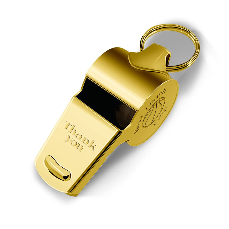 QIBAJIU Whistles with Lanyard,Golden Whistle,Coach Whistle, Basketball Gifts, Coach Gifts for Men Women, Thank You Cheer Coach Gift – Best Coach Ever - Teacher Whistle Coach Gifts - BeesActive Australia