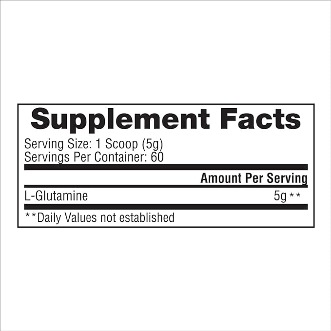 Glutamine Unflavored 300g - BeesActive Australia