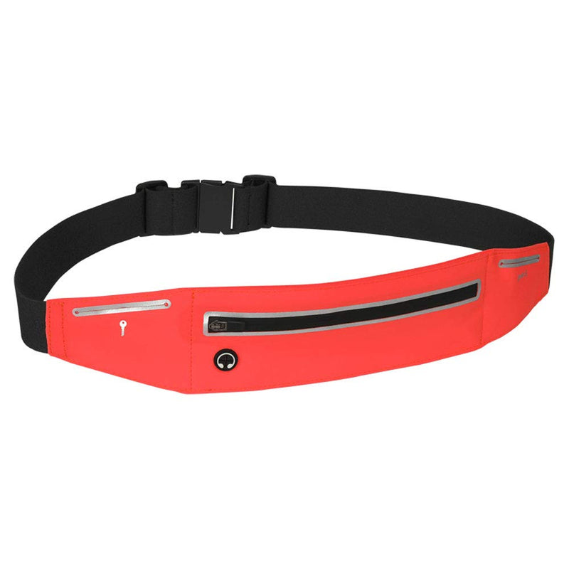 HANZIUP Running Belt Waist Pack (only 88g), Fanny Pack for Hiking Fitness Running Jogging Workouts Cycling Sports Travel Exercise, Fit All iPhone Models and for All Waist Sizes Orange - BeesActive Australia
