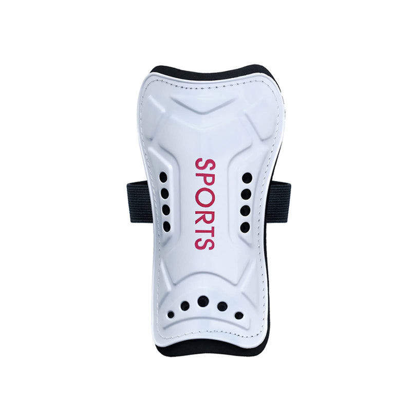 Soccer Shin Guards Kids Youth - Shin Pads Cushion Protection Reduce - Soccer Gear for Boys Girls - Protection Breathable Shin Guards white M (6-10Y) - BeesActive Australia
