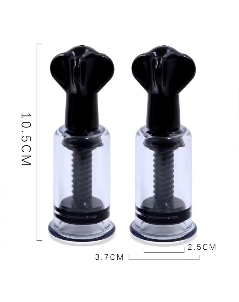 Angeer 2 Pcs/Set Cupping Set,Vacuum Twist Suction Cupping Device for Relaxation Pain Relief(S, Black) S - BeesActive Australia