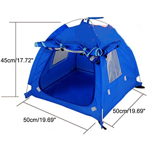 OLizee Breathable Washable Pet Puppy Kennel Dog Cat Folding Indoor Outdoor House Bed Tent Brown,M - BeesActive Australia