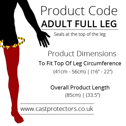 Lifeswonderful - Adult Leg (Full Length) Waterproof Plaster Cast and Dressing Protector Ideal For Showering - BeesActive Australia