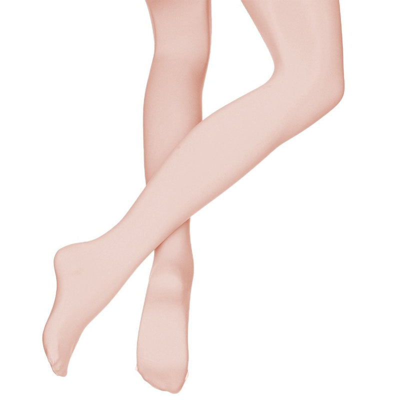 Bloch Dance Girls Contour Soft Footed Tights Small Ballet Pink - BeesActive Australia