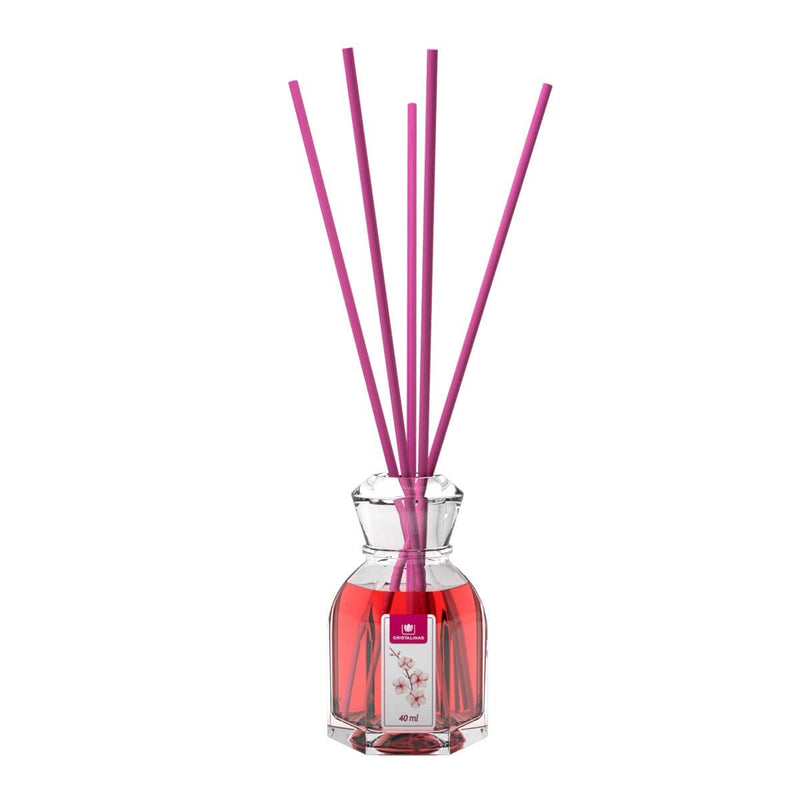 CRISTALINAS Air Freshener, Reed Diffuser, 40ml / 8 weeks, 0% alcohol, Cherry Blossom Dream 40 ml (Pack of 1) - BeesActive Australia