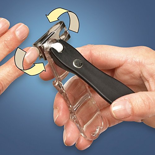 EZ Grip 360 Degree Rotary Stainless Steel Sharp Blade Fingernail Toenail Clipper, Trimmer And Cutter - BeesActive Australia