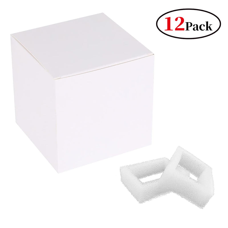 Sponge Foam Filter Replacement for Cup Cake Ceramic Pet Fountain and 2L/67oz Round Stainless Steel Cat Water Fountain, Katlikatqi Pre-Filter Compatible with DR-DC-160 Water Pump (Pack of 12) - BeesActive Australia
