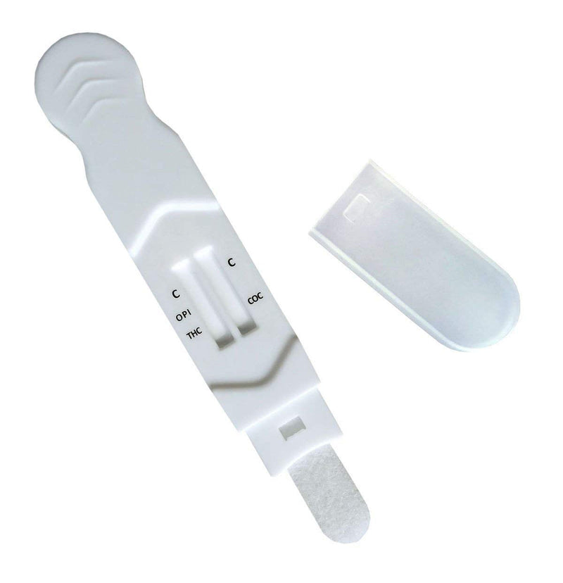 1 x Saliva Drug Test Kits - 3 Drug Oral Fluid Testing Kit - Tests for Cannabis, Cocaine & Heroin (Opiates) - One Step 1 Test - BeesActive Australia