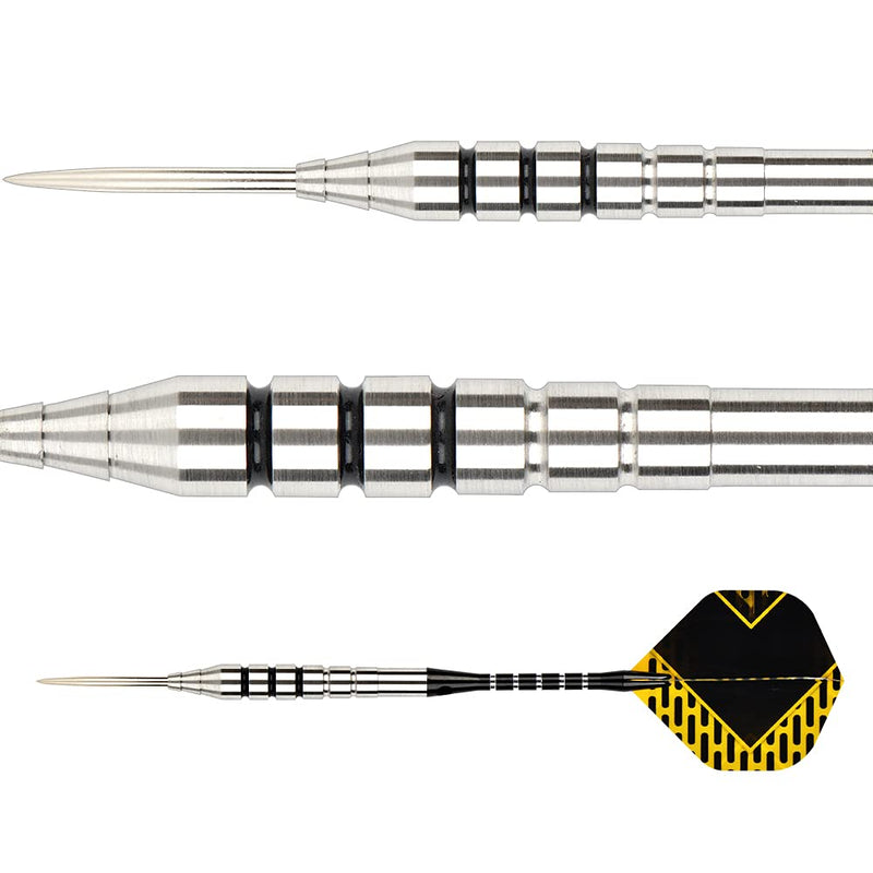 LinkVisions 90% Tungsten Professional Steel Tip Darts Set Point Protector 22g/24g T2-22g-Yellow - BeesActive Australia