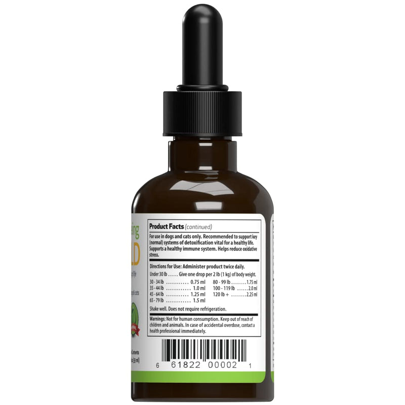Pet Wellbeing - Life Gold - Dog Health Support - Natural, Herbal Supplement That Helps Maintain The Health of Your Canine - 2 oz (59 ml) - BeesActive Australia