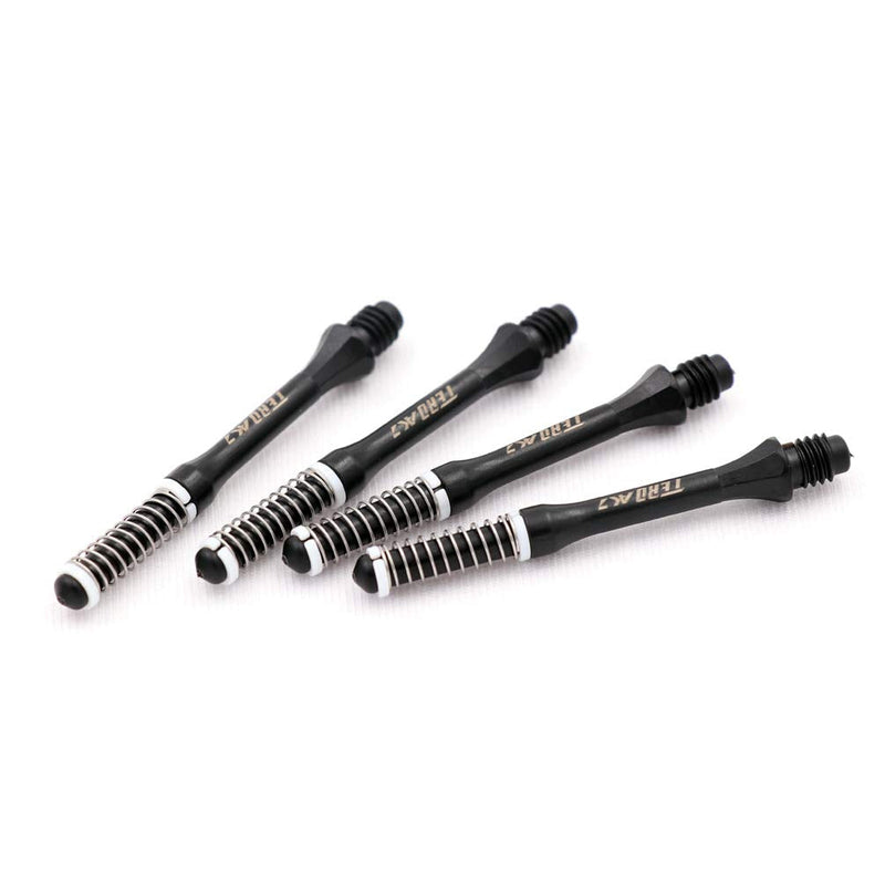 CUESOUL TERO AK7 Slim Dart Shafts S/M/L Built-in Spring Telescopic for Steel Tip Darts and Soft Tip Darts,Set of 3 pcs Black Shaft Length-32mm - BeesActive Australia