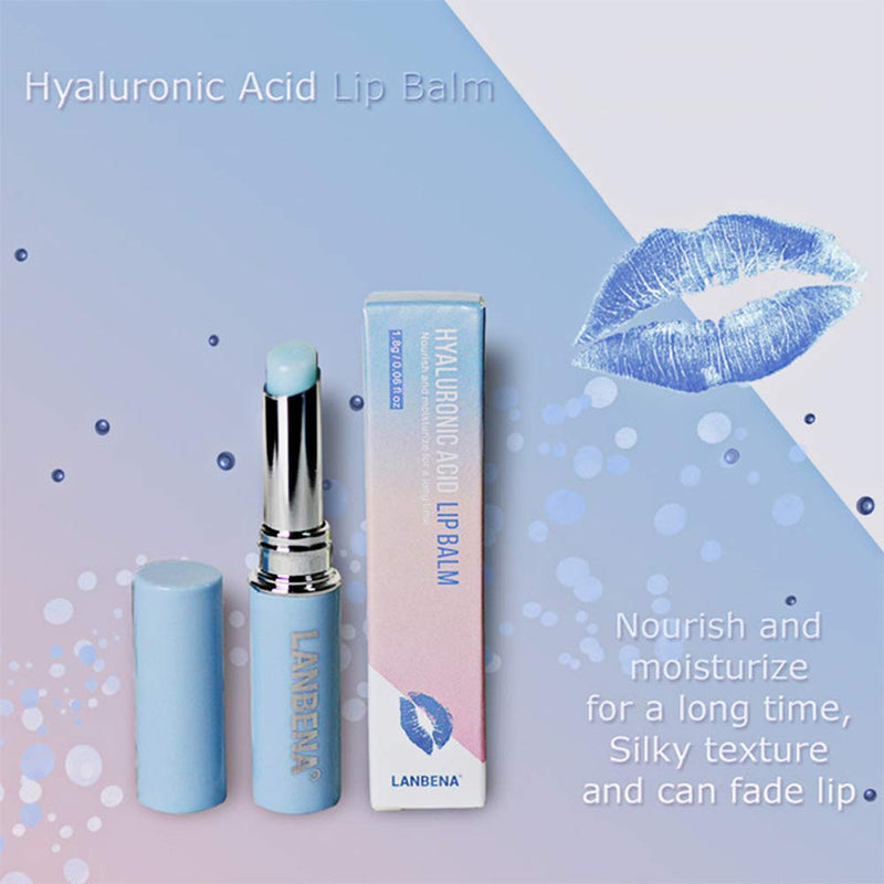 Hyaluronic Acid Lip Balm Long-lasting Nourishing Moisturizing Lips Reduce Fine Lines Relieve Dryness Protect Lip Skin Natural Extract Lip Balm (New Packing) Hyaluronic acid - BeesActive Australia