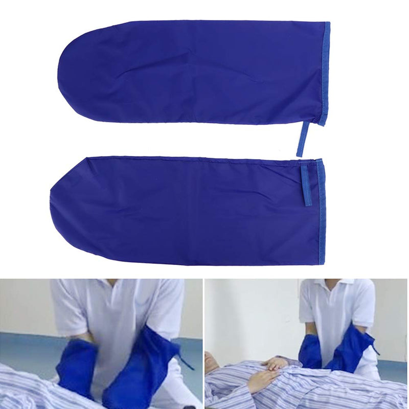 Patient Transfer Gloves, Disabled Patient Elderly Transfer Moving Gloves Bed Nursing Lift Sliding Gloves (Blue) Blue - BeesActive Australia