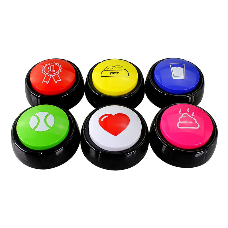 Dog Buttons Speech- Recordable Answer Buttons- 30s Recordable Custom Message Easy Button Record Pet Tool Communication Device for Dogs Cats - BeesActive Australia