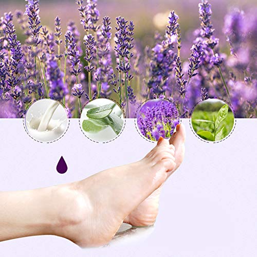 Foot Peel Mask - 2 Pack - For Cracked Heels, Dead Skin and Calluses - Make Your Feet Baby Soft Smooth Silky Skin - Removes Rough Heels, Dry Toe Skin Natural Treatment Baby Soft Smooth Touch Feet-Men Women (lavender) - BeesActive Australia