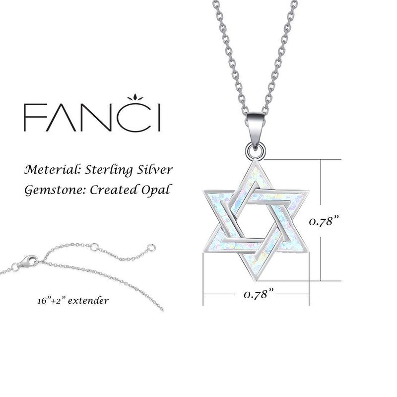 FANCIME Sterling Silver Created Fire Opal Star Necklace/Dangle Earrings/Bracelet Charm Danity October Birthstone Fine Jewelry for Women - BeesActive Australia