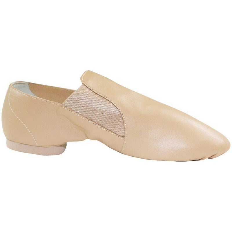 [AUSTRALIA] - Danzcue Adult Leather Jazz Shoes 7 Caramel 