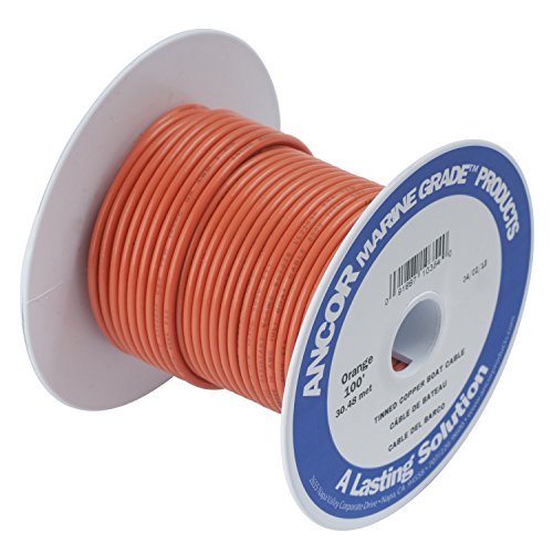 [AUSTRALIA] - Ancor Marine Grade Primary Wire and Battery Cable 18 Awg 35 Feet Orange 