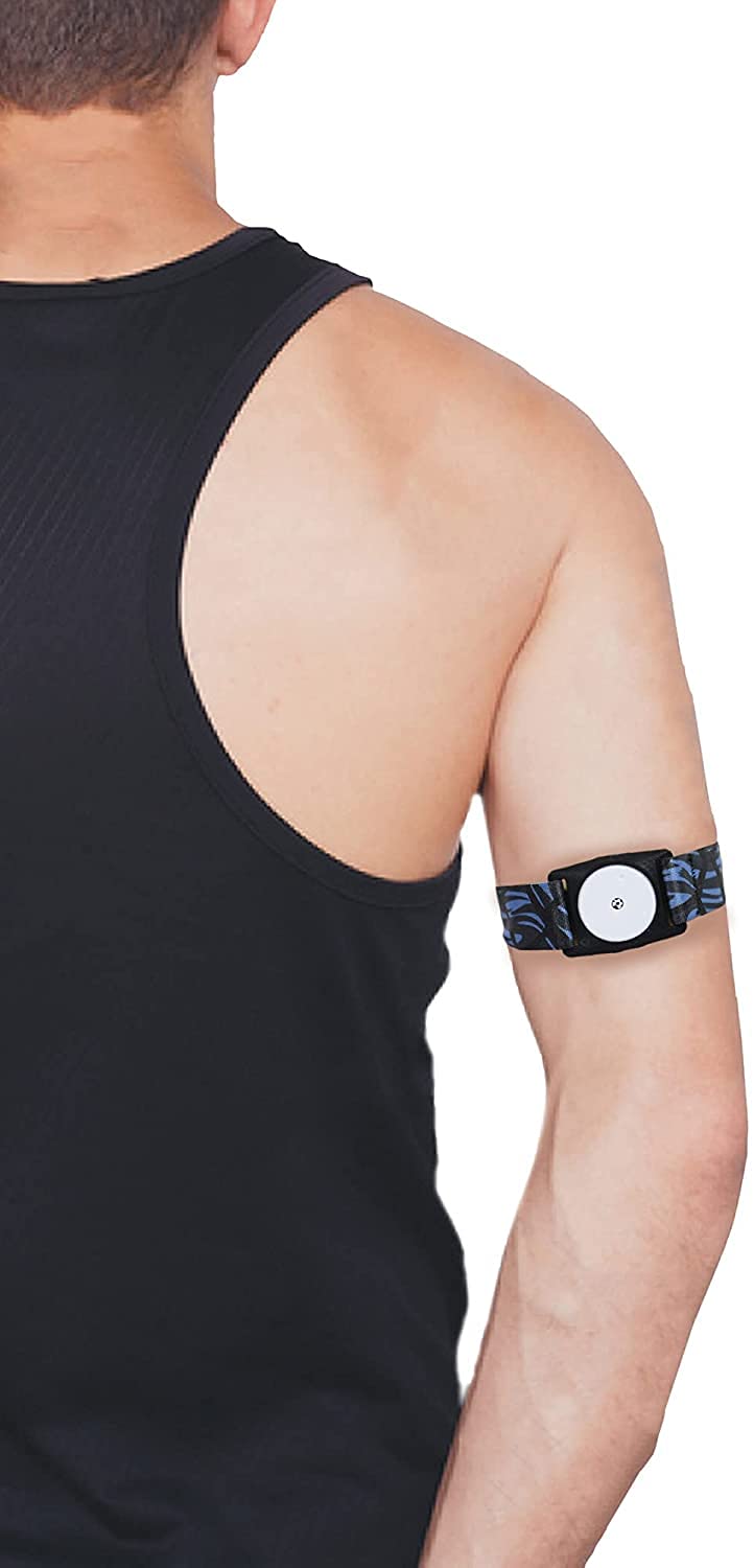 Dia-Style - Elastic Armband for Freestyle Libre 1 & 2 CGM (S (23-29 cm)) S (23-29 cm) - BeesActive Australia