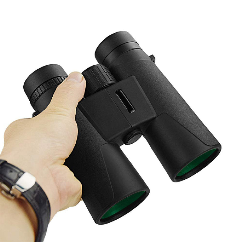 10X42 Professional Binoculars with Smartphone Adapter, Compact Waterproof Low Night Vision Binoculars for Adult Birds Watching Hunting Concert Travel - BeesActive Australia