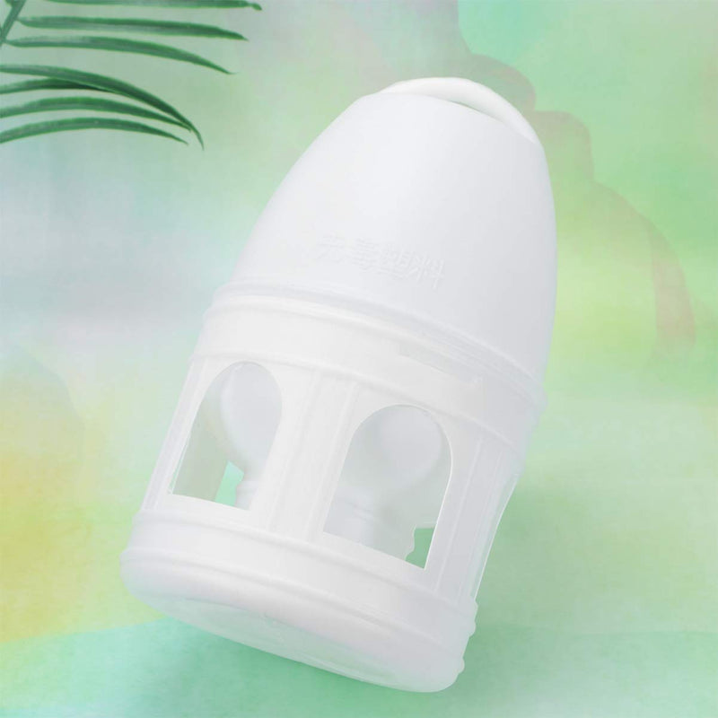 TEHAUX Pigeon Water Feeder, Bird Water Drinker 3L Bird Water Dispenser Automatic Feeder Hanging Water Bottles for Pigeon (White) - BeesActive Australia