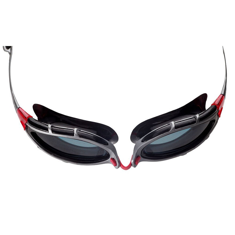 [AUSTRALIA] - LANE4 Racing Swim Goggle A346 - Superior Anti-fog Coating Curved Lenses Wire Frame, UV Protection No Leaking Easy adjusting Lightweight Comfortable for Adults A346 Black 