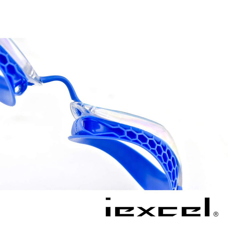 [AUSTRALIA] - LANE 4 iexcel Performance & Fitness Swim Goggle - Hydrodynamic Design, Anti-Fog UV Protection for Adults Men Women VX-940 -5.0 