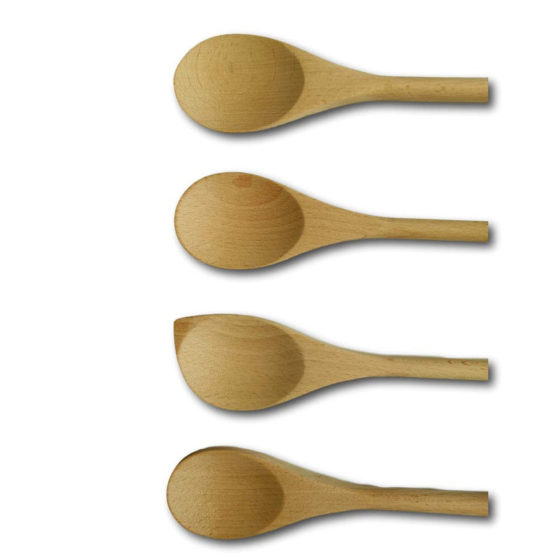 Kitchen Wooden cooking spoon Wooden Spoons Mixing Baking Serving Utensils 12 ，14and 16 inch - Set of 4 - BeesActive Australia