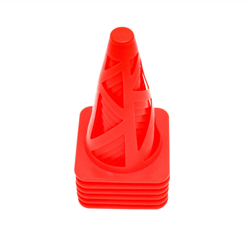 Trademark Innovations Soccer Agility Hurdle Cones for Training (Set of 6 Orange) - BeesActive Australia