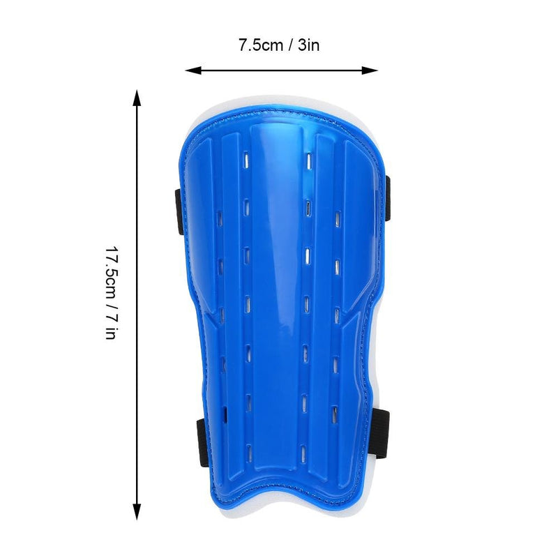 Alomejor 1Pair Shin Guard Kids Football Keen Protector Child Soccer Shin Pad with Adjustable Strap Knee Protective Gear Blue - BeesActive Australia