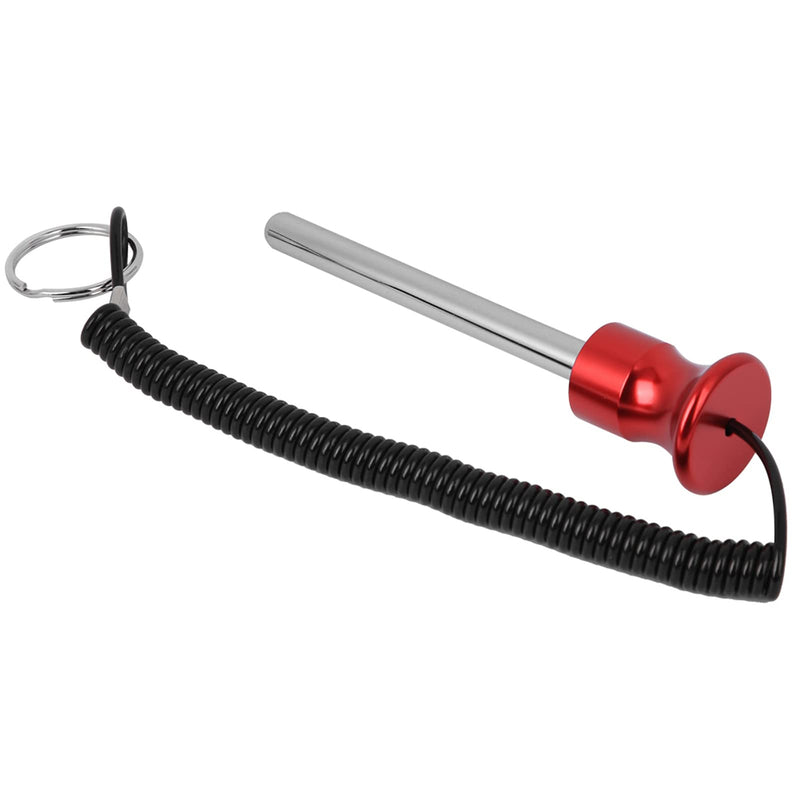 Keenso Weight Stack Pin, Pin Stack Training Strength Training Equipment Magnetic Weight Stack Pin with Pull Rope Strength Training Equipment Red - BeesActive Australia