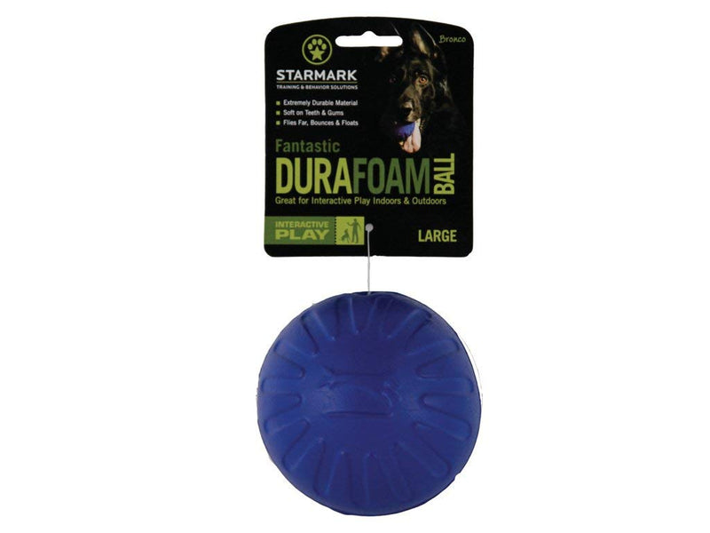 [AUSTRALIA] - Starmark Fantastic DuraFoam Ball Tough Dog Toy, Color Varies Large 