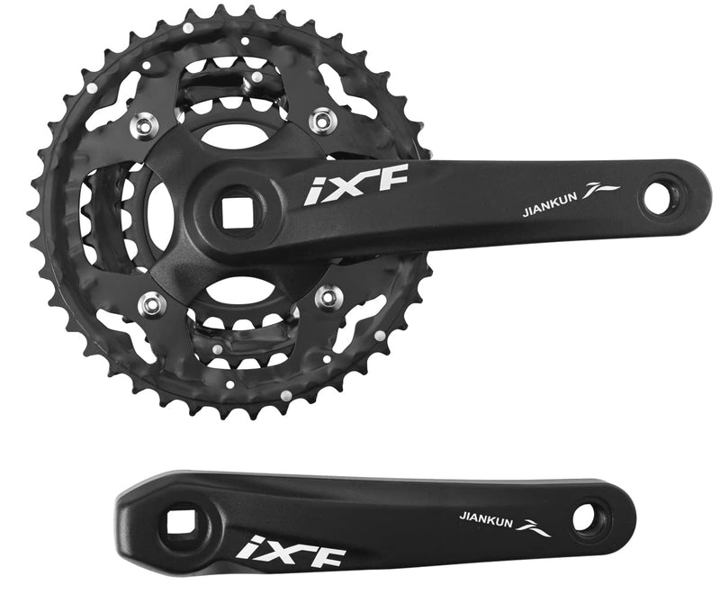 CYSKY 9/10 Speed Bike Crankset 170mm 104/64 BCD Crank Arm Set 44-32-22T/42-32-24T Easy to Replacement MTB BMX Road Bicycle Crankset Compatible with Shimano,SRAM,FSA, Gaint 10S 42-32-24T - BeesActive Australia