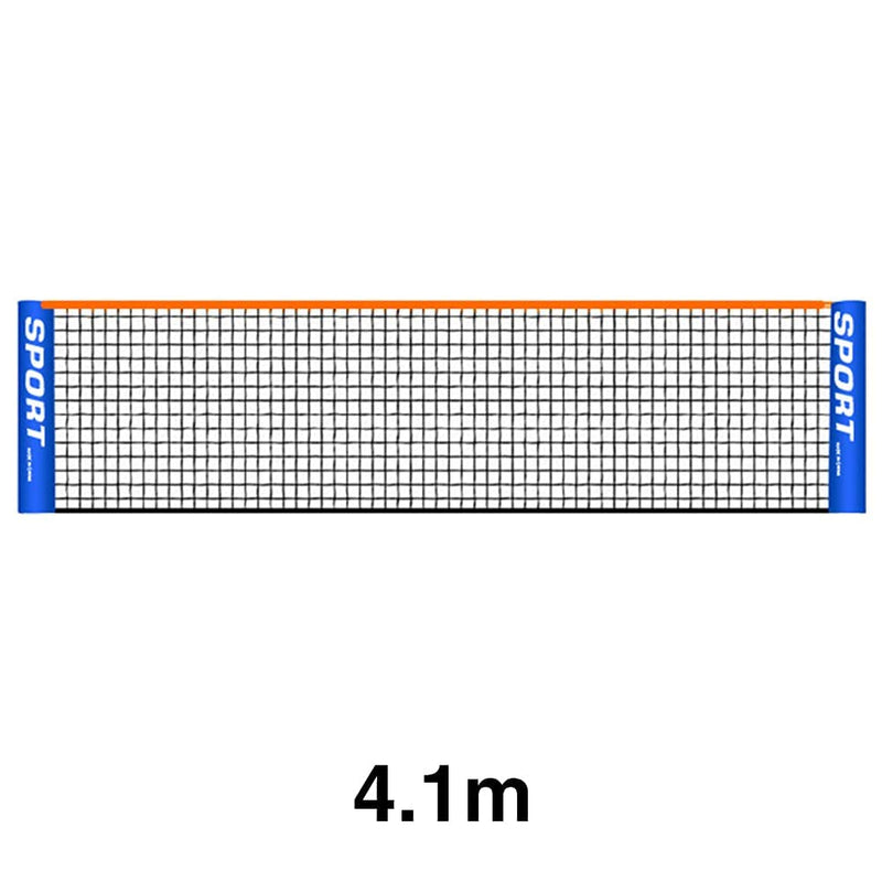 Portable Badminton Net for Tennis, Soccer Tennis, Pickleball, Kids Volleyball - Easy Setup Polyester Sports Net(Size:4.1m, Only Tennis Net) 4.1m - BeesActive Australia