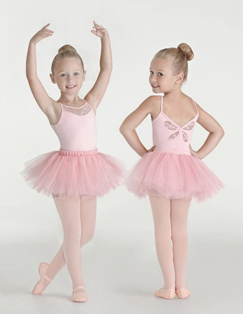 Danswan Girls Ballet Dance Tights Footed Ballet Legging Stocking 1 Pairs - Ballet Pink (Footed) 6-8 Years - BeesActive Australia