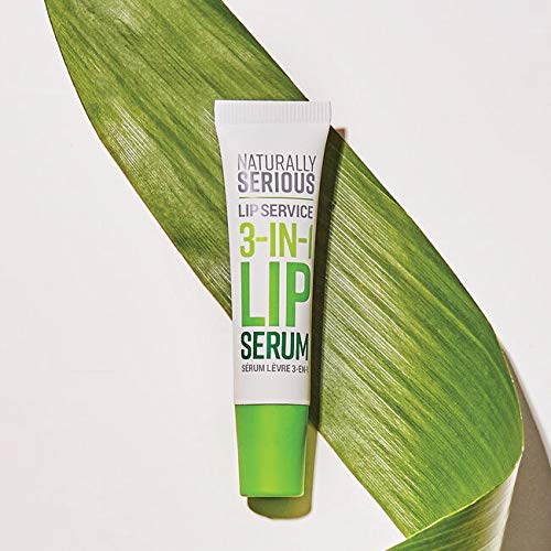 Naturally Serious - Lip Service 3-in-1 Serum | Clean Skincare, Vegan, Cruelty-Free, Gluten-Free, Multi-color, 15 ml, .5 Fl Oz - BeesActive Australia