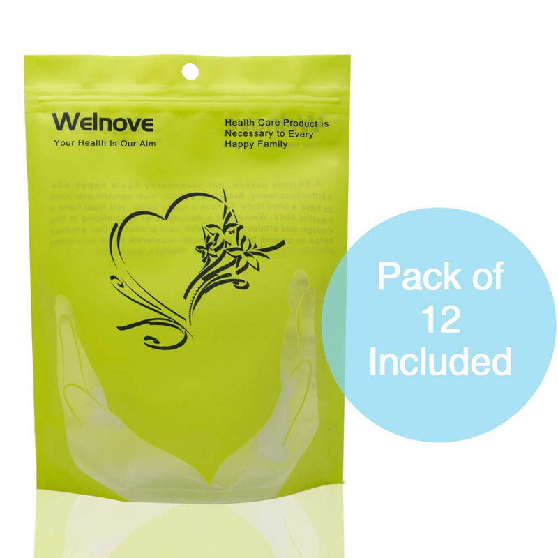 Welnove Pack of 12 Bunion Corrector, Toe Separators with 2 Loops, Big Toe Space Suitable for Bunion and Overlap Toe (White) - BeesActive Australia