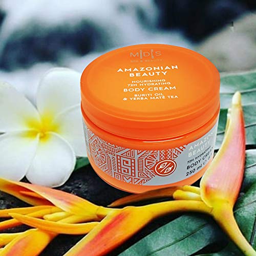 Mades Cosmetics Amazonian Beauty Buriti Oil & Yerba Mate Tea Nourishing 72H Hydrating Body Cream, 250Ml - BeesActive Australia