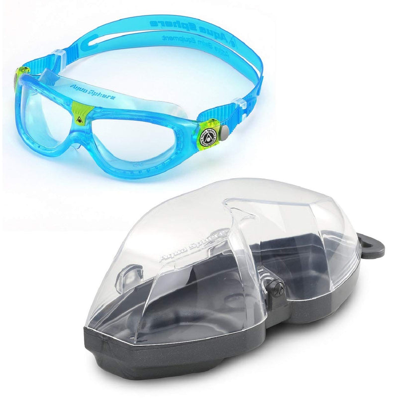 [AUSTRALIA] - Aqua Sphere Seal Kid 2 Swim Goggle Clear Lens / Aqua 