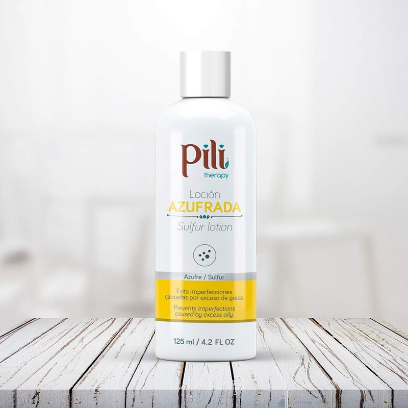 Pili Sulfur Lotion. Helps control oily skin. For face and body. 4.2 fl.oz. - BeesActive Australia