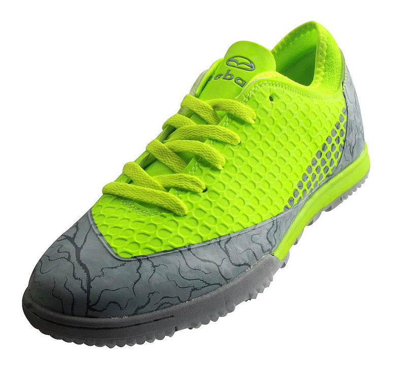 T&B Kids' Youth Turf Soccer Cleats Shoes Indoor Football Casual Outdoor Sports 83012 6 Big Kid Green/Grey - BeesActive Australia